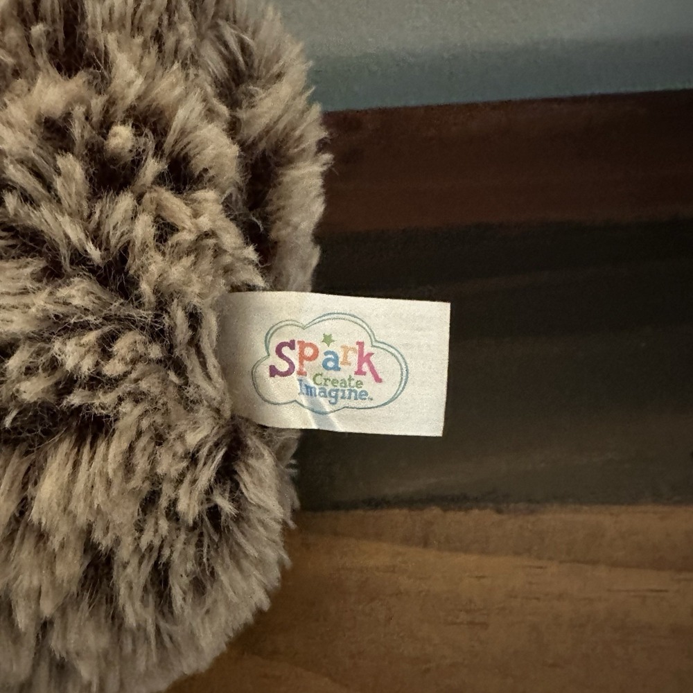 Set of 2 Spark Create Imagine Plush Moose & Holiday Hedgehog Stuffed Animals - Picture 9 of 9